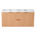 Modern Wall Mounted Bathroom Vanity, Soft Close Doors