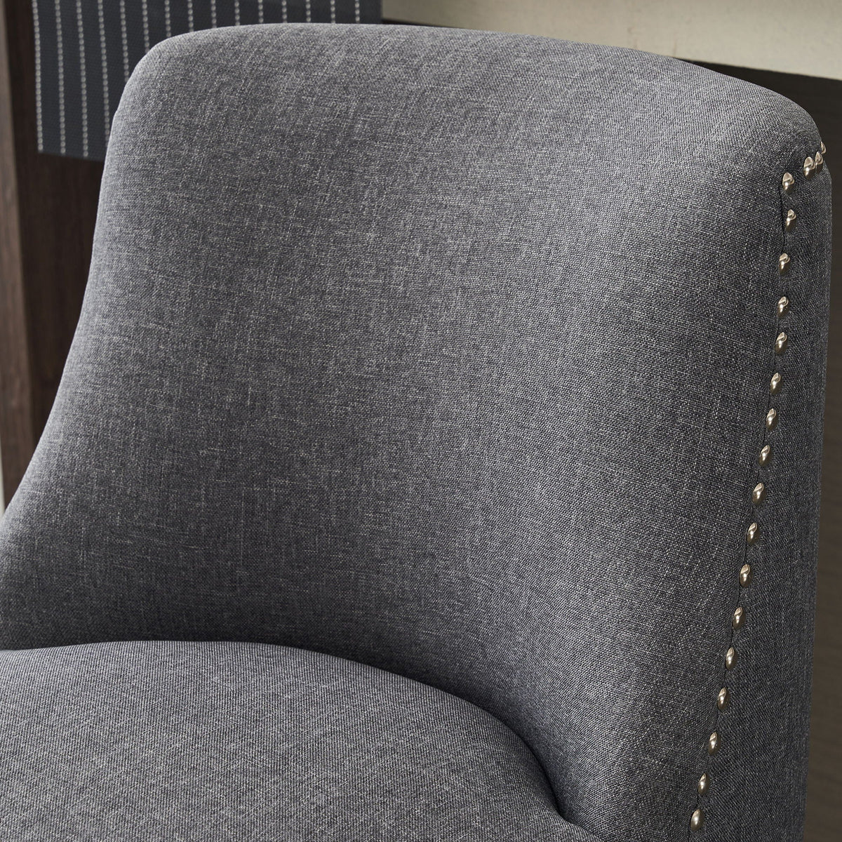 Upholstered Swivel Bar Stool